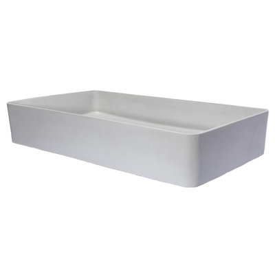 Eden Bath 14'' Concrete Rectangular Bathroom Sink
