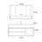 Log style simple fashion bathroom cabinet