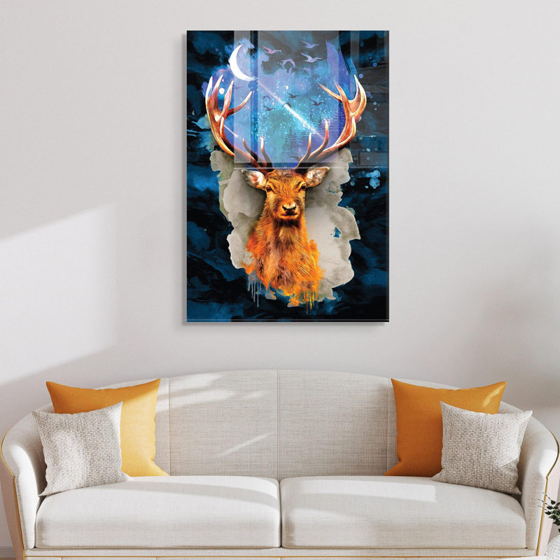 Boze Accent on Tempered Glass, 100cm H x 70cm W