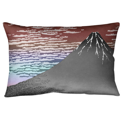 Coussin lombaire à vent clair katsushika hokusai, fine