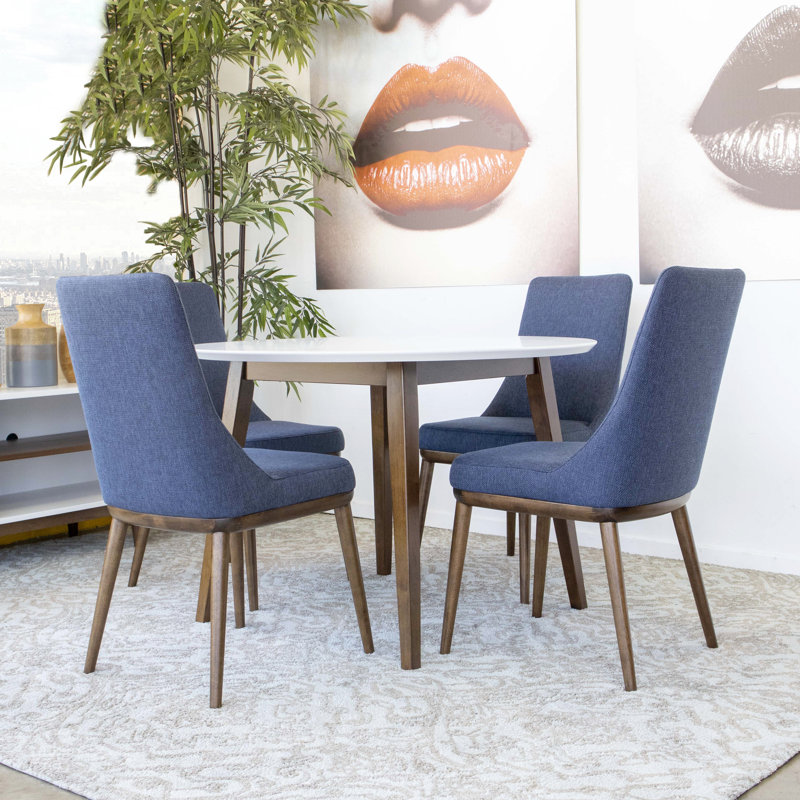 Ensemble repas pour 4 personnes Ruchi, Blanc, Bleu