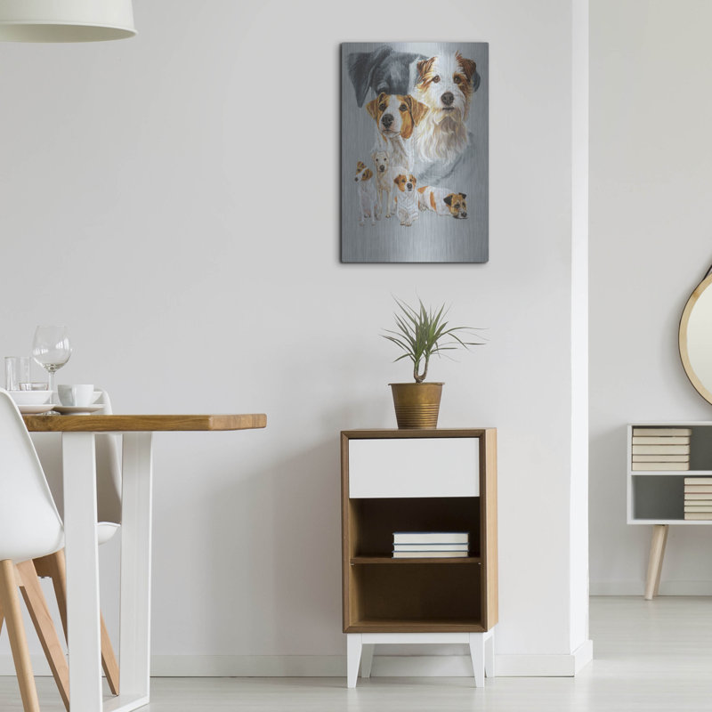 «Jack Russell and Ghost» par Barbara Keith, H 24 po x l 16 po