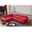 30" Wide Genuine Leather Left Hand Facing Sofa & Chais-61959178