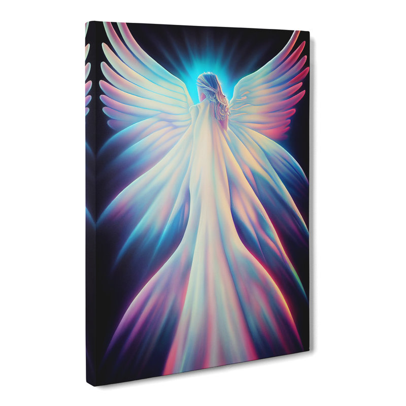 Angel Airbrush - Wrapped Canvas Print, 50cm H x 35cm W x 3cm D