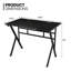 Ensemble de bureau et chaise avec roulettes et chaises rotatives