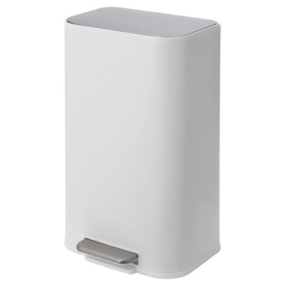 8 Gallon Kitchen Trash Can With Soft Close Lid, Stainless Steel Garbage Can With Foot Pedal & Removable Inner Bucket