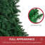 Arbre de Noël artificiel à ouverture semi-automatique 5/7 pi avec 229 branches et base en acier-1505503724