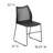 Oliverson Plastic Stacking Lobby Chairs with Honeycomb Backs-485854537-409419449-447234825