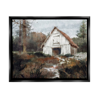 «Quiet Woodland Cabin Landscape» par Nina Blue