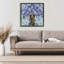Cadre flottant Sunning In Blue Florals, design par Yvette St. Amant-1198628946-1198628945
