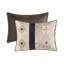 King Bedroom Comforter - Navy With 2 Matching Shams Bedding Pillows