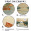 Green Beige Magical Sunset Dunes II - Desert Wall Art Print-1262226617-1262226621