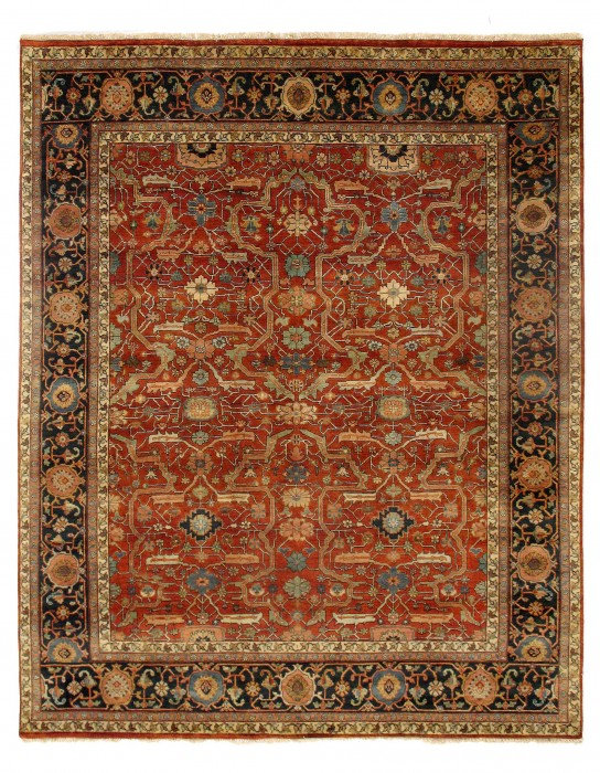 Ottis Traditional Rug Isabelline Otisfield One-of-a-Kind Rectangle 8' X 9'9'' Lamb's Wool ...