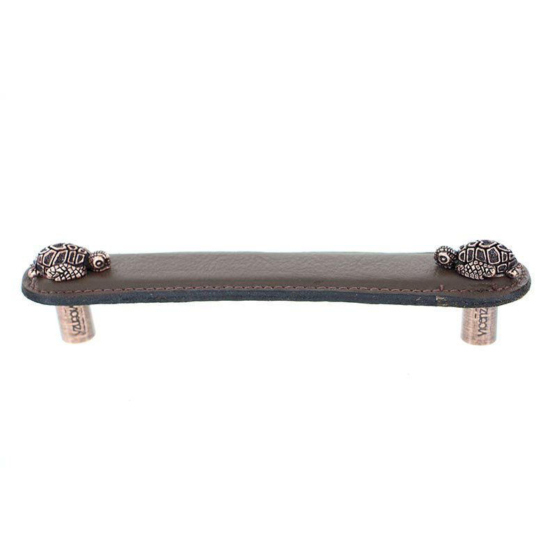 Pollino 4" Center to Center Bar Pull, 5'', Antique Brass