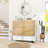 Folding Dining Table with Drawers and Cabinets-866305593