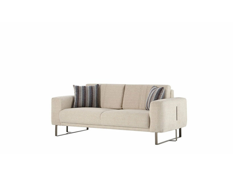 Izen Upholstered 61.4'' Sofa, Cream