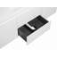 Meuble-lavabo flottant 60 po avec lavabo, armoire de rangement murale avec lavabo à surface solide et tiroirs à fermeture en douceur entièrement assemblés