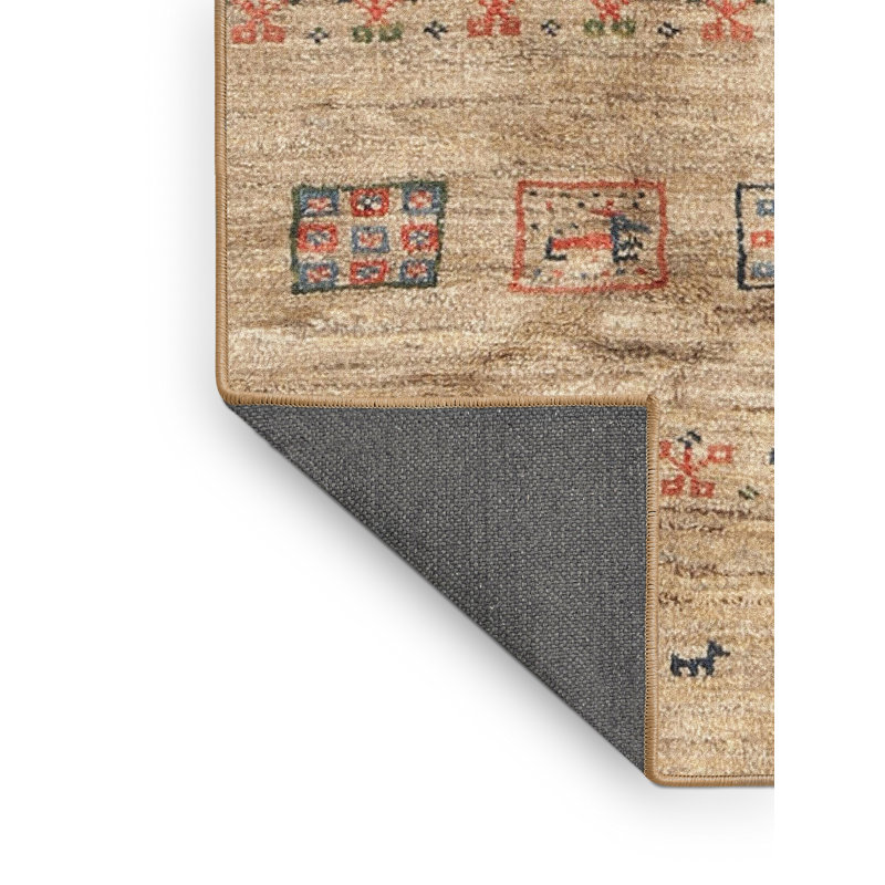 Tapis gris / olive Bodalla, Rectangle 5 pi x 7 pi