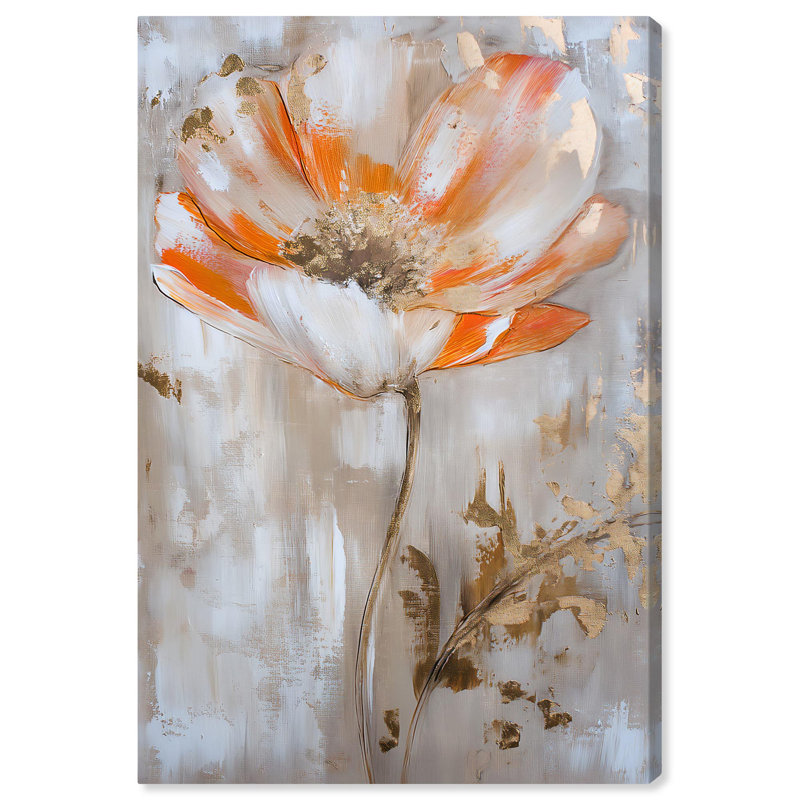 Toile «Ochre Whisper I» par Hokku Designs, H 36 po x l 24 po, Toile tendue