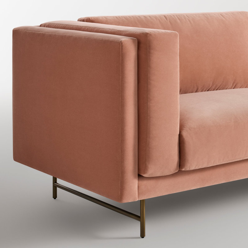 Canapé Coffer, 96, Clay Velvet