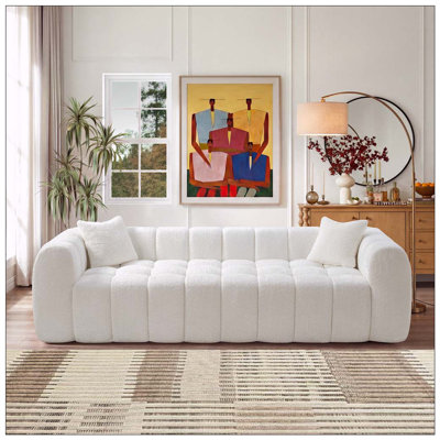 102.7" Oversized Cloud Compressed Sofa