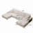 Convertible U-shaped Combination Sofa-117582058
