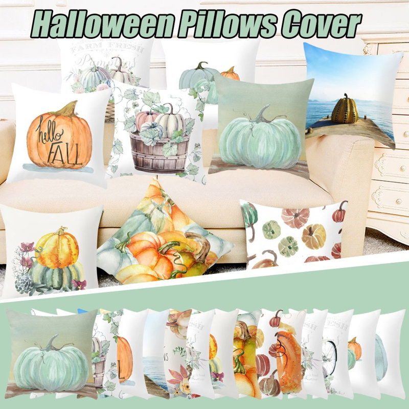 Housse de coussin d'Halloween 1 pièce