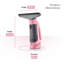 Swan x Lynsey SC59010QOC Rechargeable Cordless Window Vacuum Cleaner with Extension Pole, 35 Mins Runtime, Includes Spray Bottle with Cloth Holder / 2x Washable Microfiber Cloth, Pink