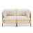 Modular Outdoor Sectional Sofa, PE Rattan Patio Conversation Set, All Weather Wicker Patio Furniture With Cushions