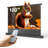 WEMAX 100" Electric Motorized Floor Rising Projection Screen, ALR Screen For UST Projector, 4K 16:9 Active 3D Ready, Compatible with Alexa)