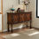 Retro Handcrafted Solid Wood Sideboard