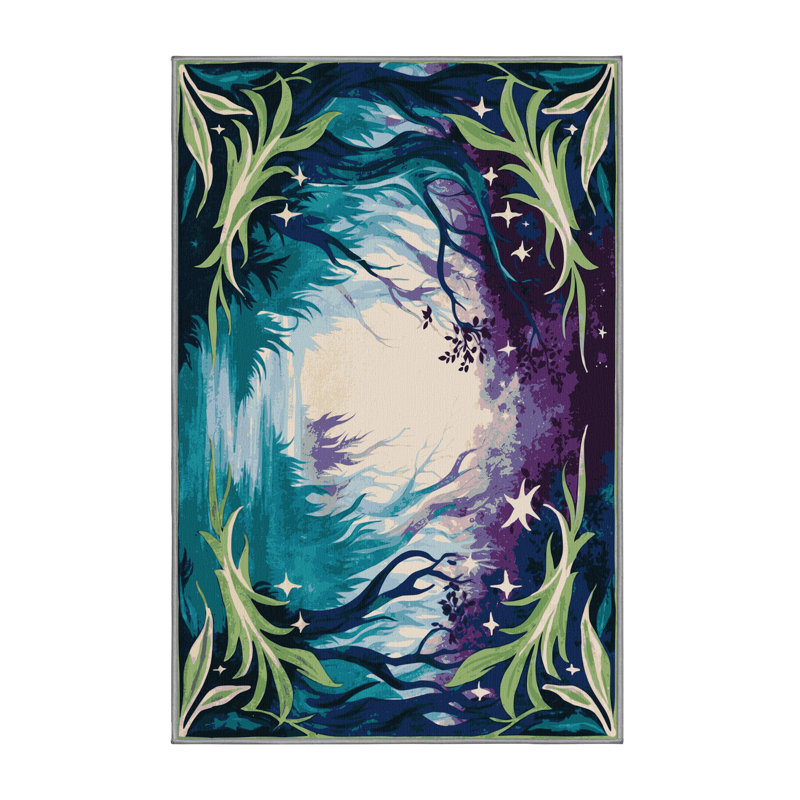 Radiant Roots Rug, Rectangle 3' x 5'