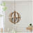 Barkon 4 - Light Iron Globe Chandelier