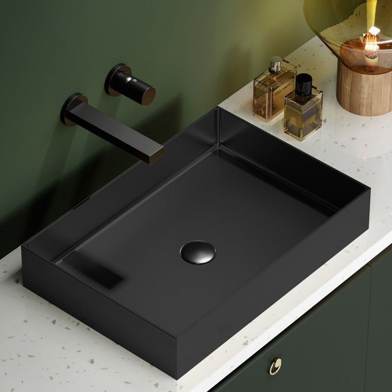 Grazia 21.6'' L Bathroom Sink, Rose Gold