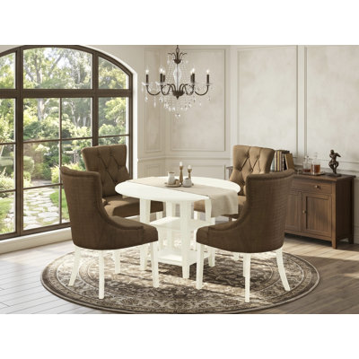 Friary Drop Leaf Solid Wood Dining Set