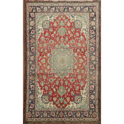 Intricate Floral Medallion Traditional Area Rug 5x8