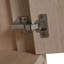 Base de meuble-lavabo simple 30 po Manuella en brun avec lavabo