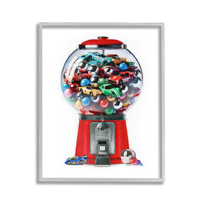 Art de giclée encadrée par Amanda Greenwood, Gris, H 14 po x l 11 po