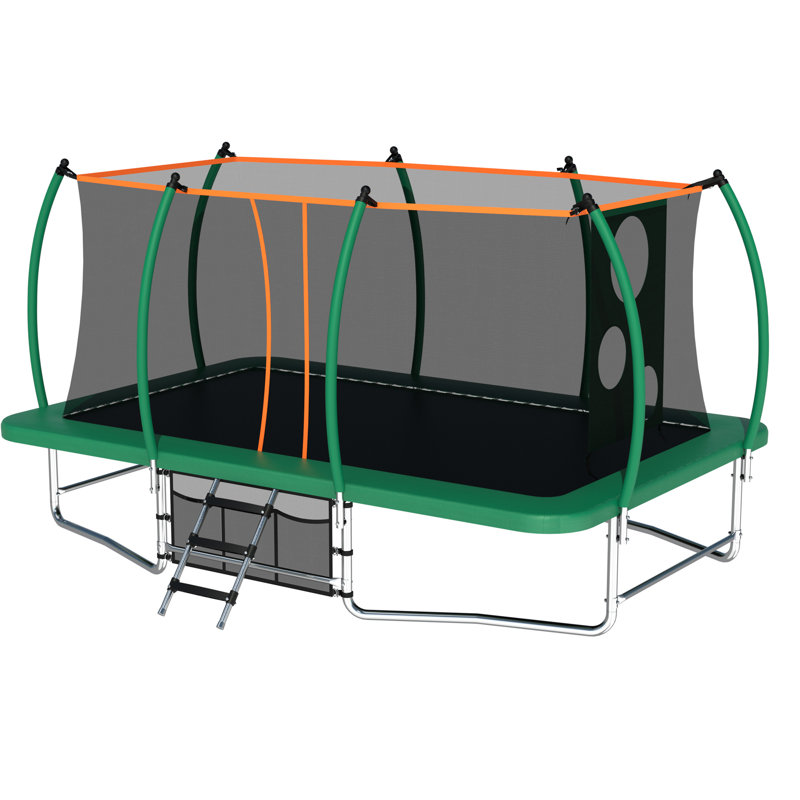 Trampoline carré 10X16ft, Vert