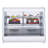 Refrigerated Display Case ,5.3 Cu.Ft  Countertop Pastry Display Case Commercial Display Refrigerator w/LED display Air-cooling Automatic Defrost Rear Sliding Door