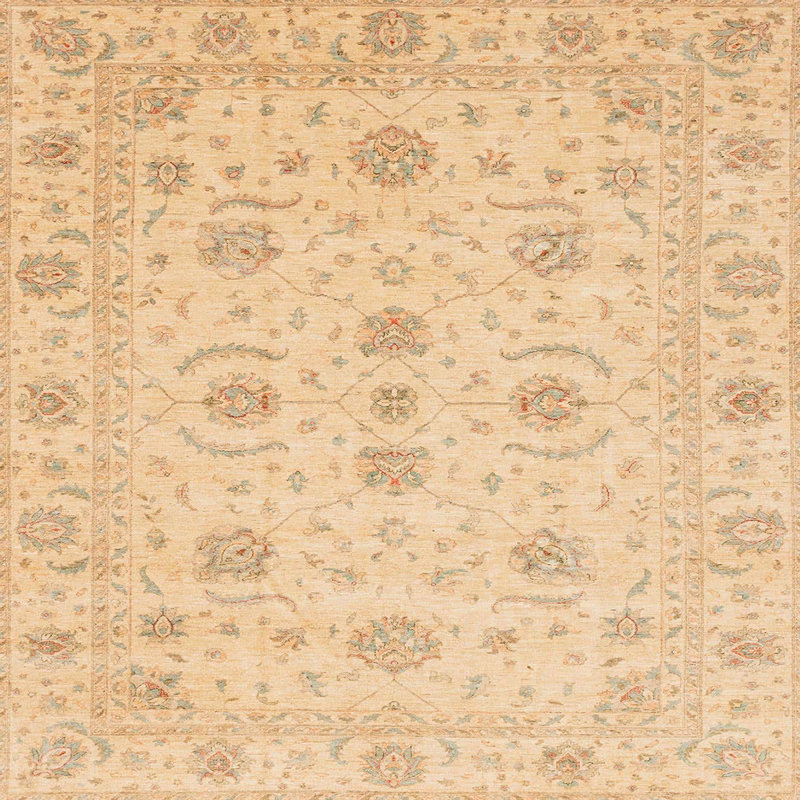 Abstract Indoor Rug, Square 5'