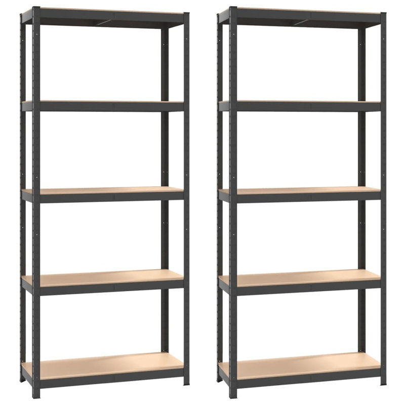 Analie 75cm W Galvanised Steel Shelving Unit