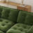 Modular Chenille Sectional Sofa U-shaped Cloud Couch With 2 Ottomans-1968653981