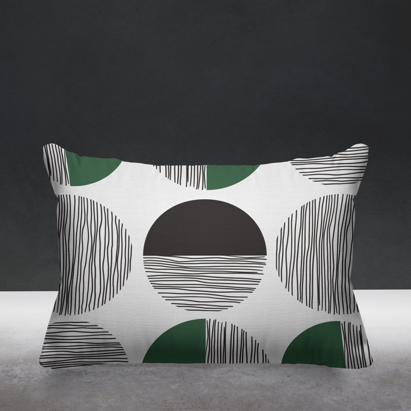Coussin intérieur / extérieur Dubo, Émeraude