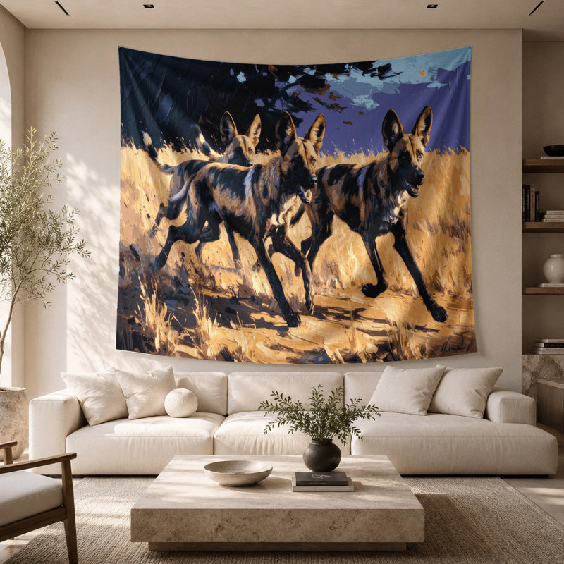 Tapisserie murale «Wildlife», 26 po x 36 po
