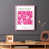 Cadre photo rose simple