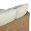 Caney Outdoor Double Chaise-Vergo Cream