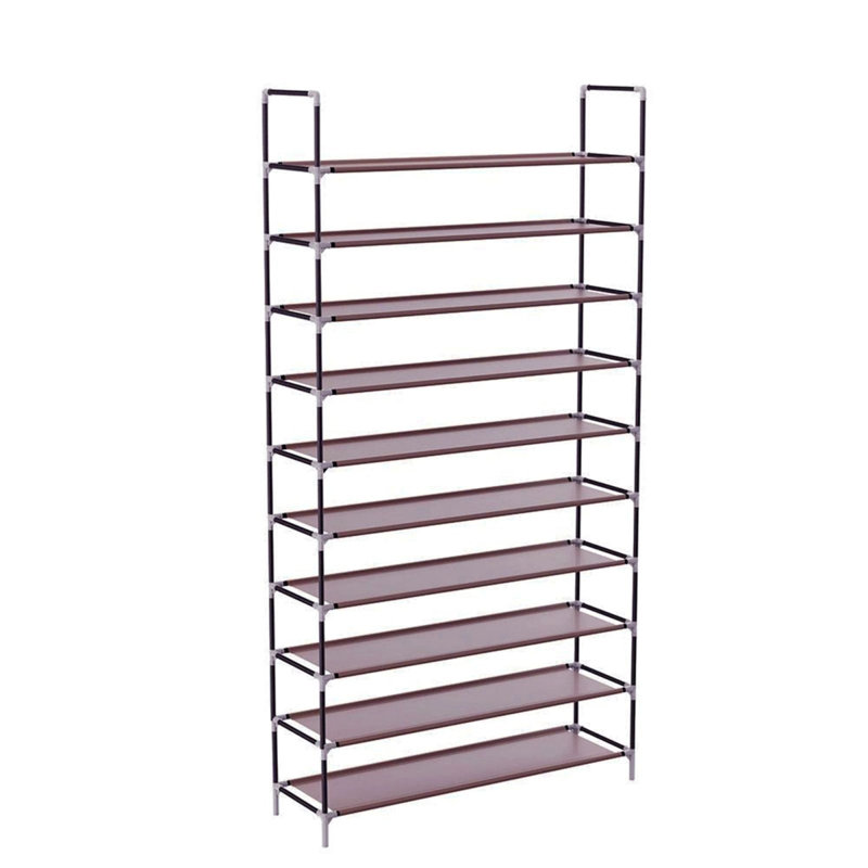 50 Pair Shoe Rack, Brown