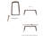 Modern style simple home table and chair-102334736