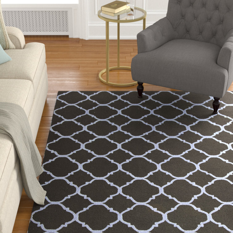 Fullerton Hand Hooked Cotton Pile Geometric Rug